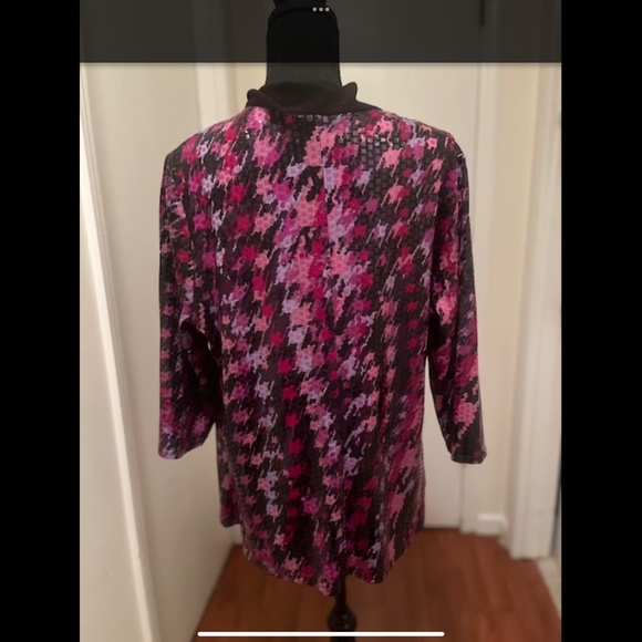 Paillette covered houndstooth blazer from New Direction - Picture 3 of 6